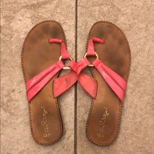 Lilly neon pink sandal